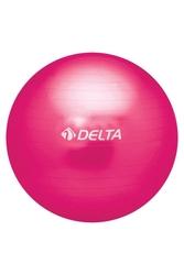 Delta 75 cm Dura-Strong Deluxe Fuşya Pilates Topu (Pompasız) - Thumbnail