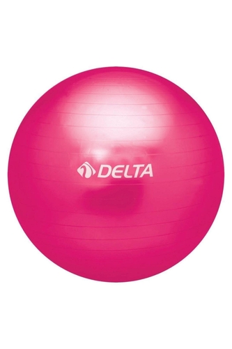 Delta 75 cm Dura-Strong Deluxe Fuşya Pilates Topu (Pompasız)